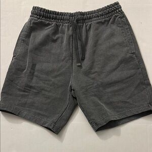 TALENTLESS Gray Athletic Shorts with Elastic Waistband